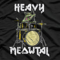 Heavy Meowtal Funny Death Metal Cat Rock Band T-Shirt