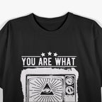 Pyramid & All-Seeing Eye: Illuminati Brainwash Symbol T-Shirt
