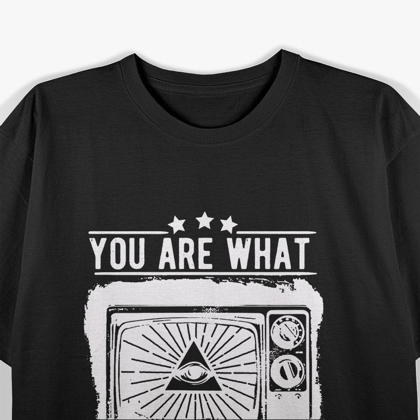 Pyramid & All-Seeing Eye: Illuminati Brainwash Symbol T-Shirt