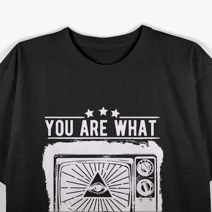 Pyramid & All-Seeing Eye: Illuminati Brainwash Symbol T-Shirt