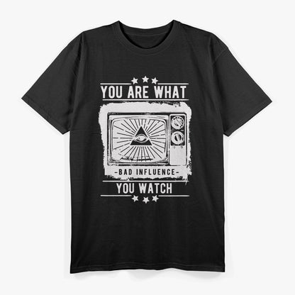 Pyramid & All-Seeing Eye: Illuminati Brainwash Symbol T-Shirt