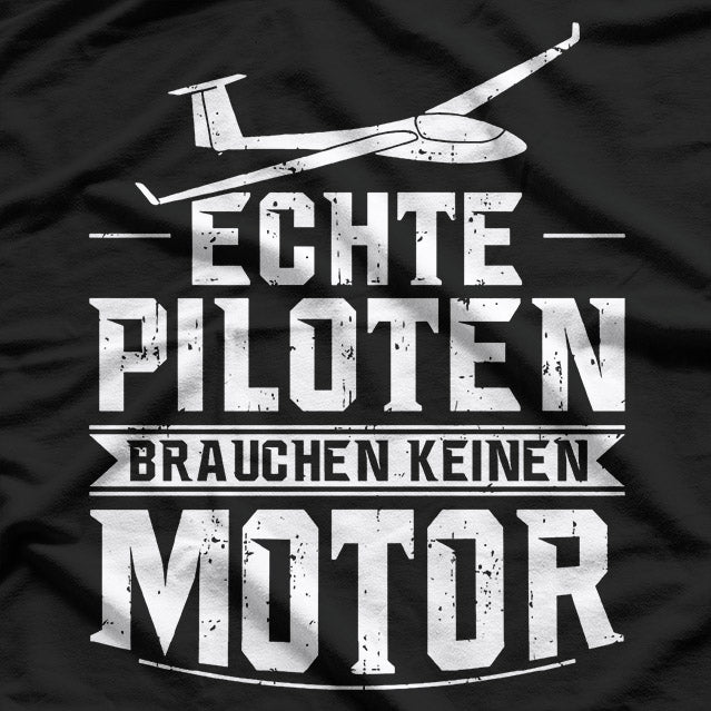 Segelflug Segelfliegen Segelflugzeug – Glider Aviation T-Shirt
