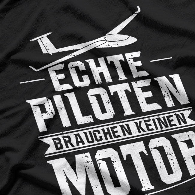 Segelflug Segelfliegen Segelflugzeug – Glider Aviation T-Shirt