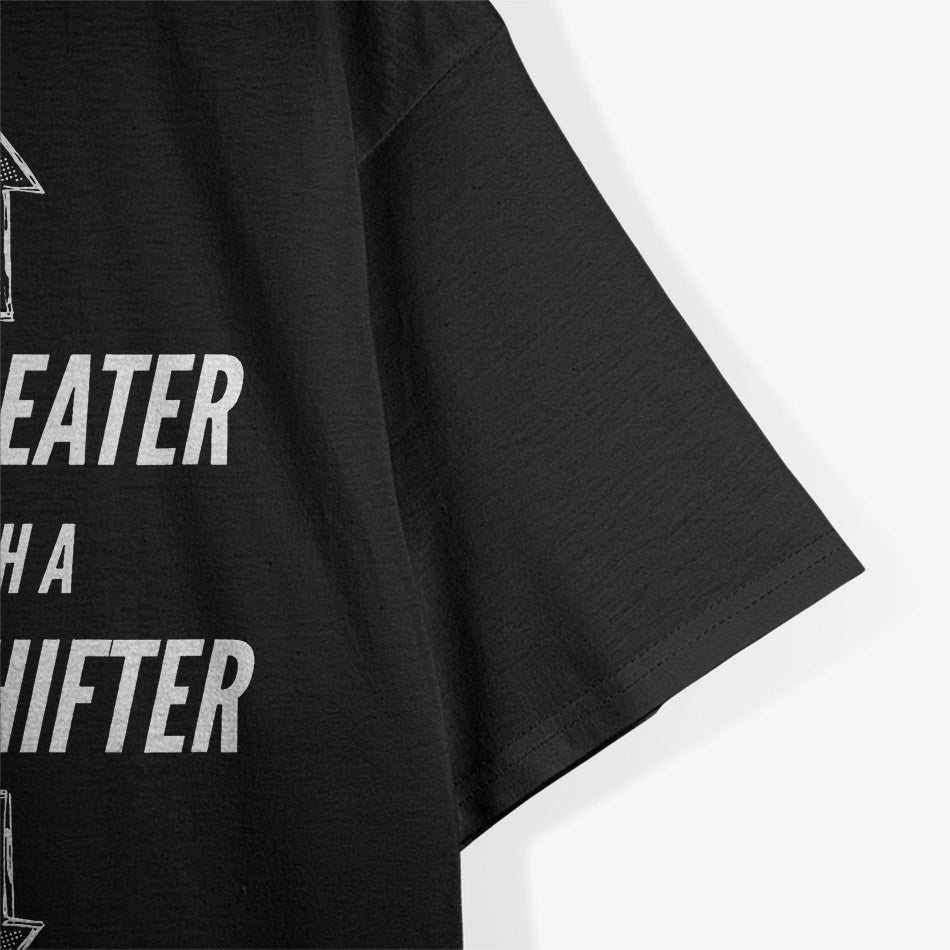 Two Seater with a Big Shifter – Car Enthusiast T-Shirt