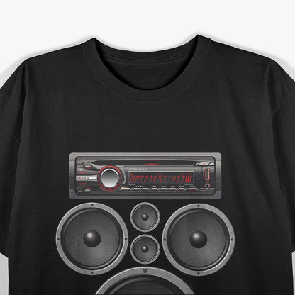 Car Stereo Speakers System T-Shirt