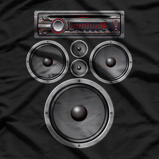 Car Stereo Speakers System T-Shirt