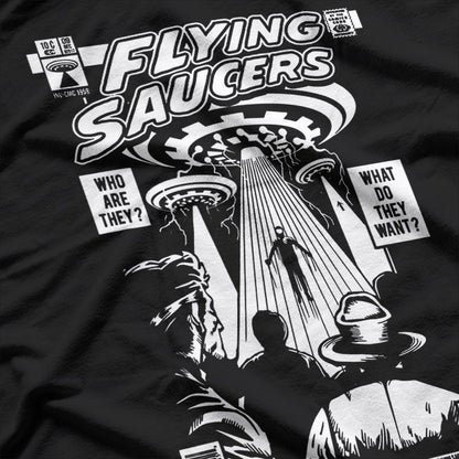 Alien UFO Flying Saucer Cosmic Mystery T-Shirt