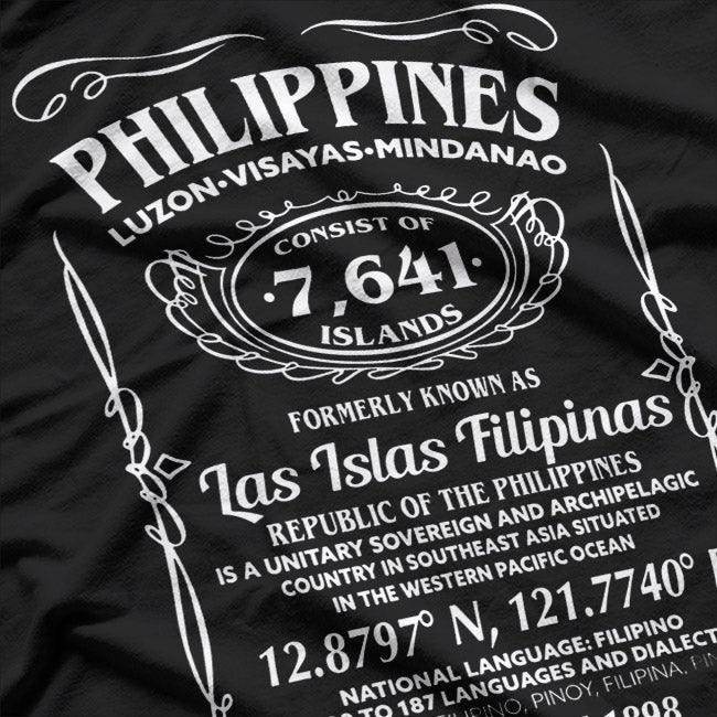 Pinoy Pride Funny Philippine Facts Filipino Culture Humor T-Shirt