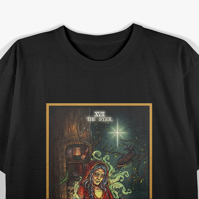 The Goddess Cerridwen Star Tarot Card Wiccan Pagan Witch T-Shirt