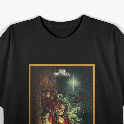 The Goddess Cerridwen Star Tarot Card Wiccan Pagan Witch T-Shirt