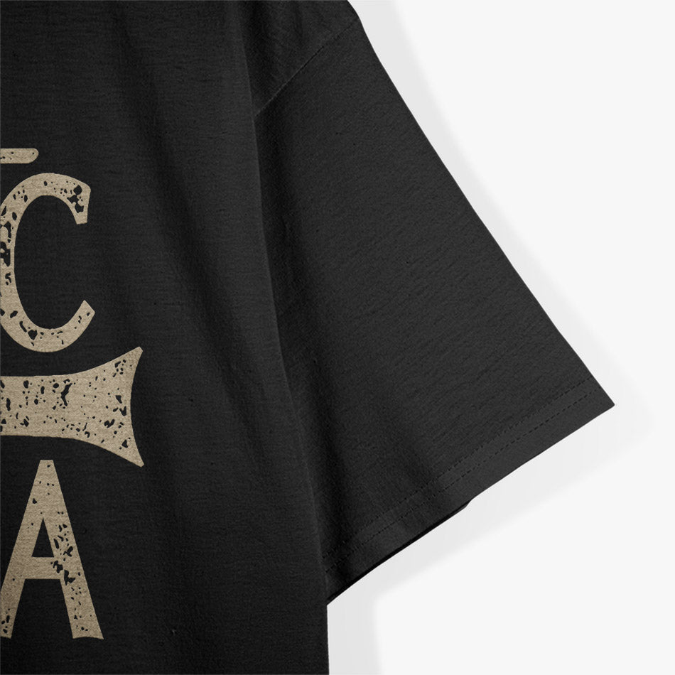 Cross Christogram IC XC NI KA Christian Symbol T-Shirt