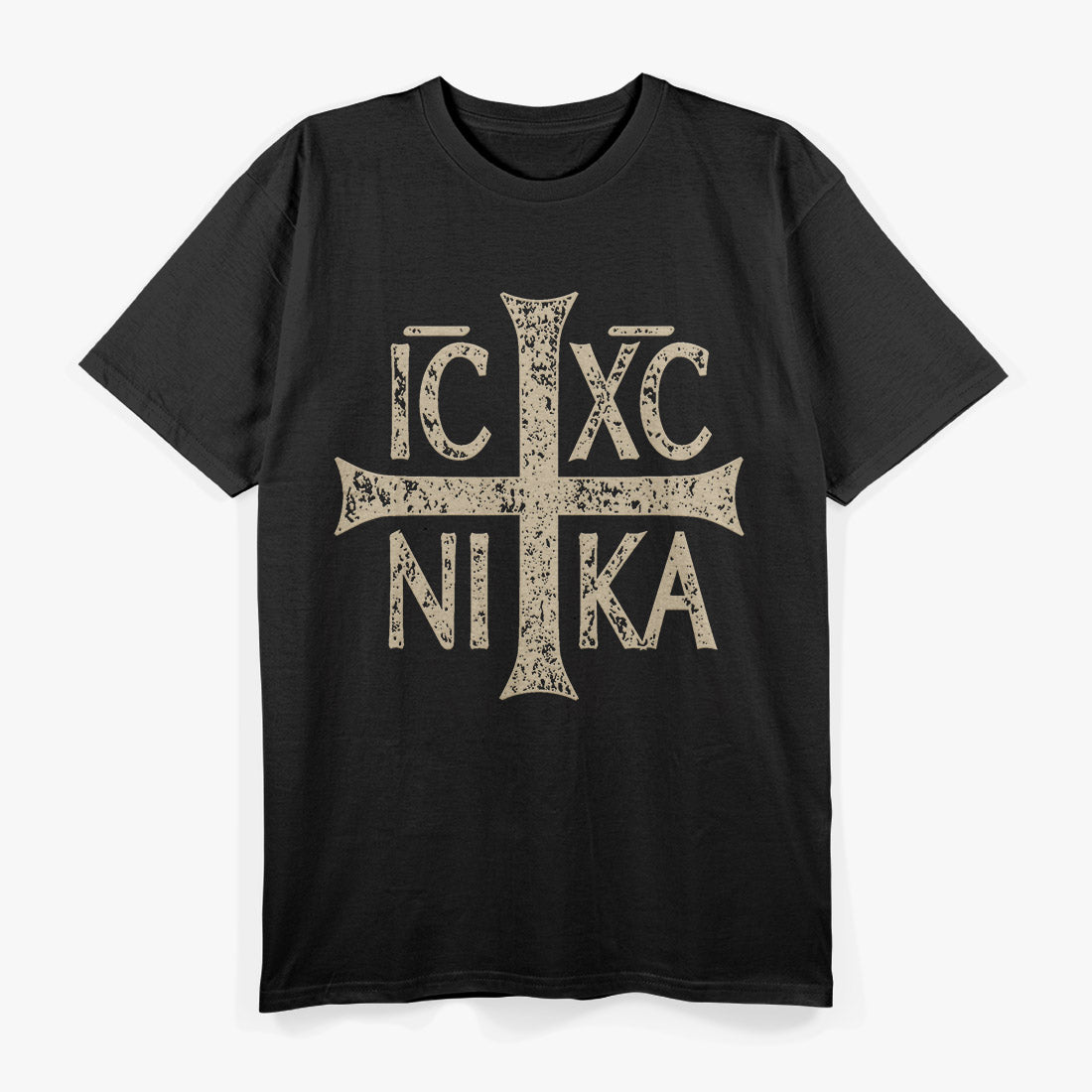 Cross Christogram IC XC NI KA Christian Symbol T-Shirt