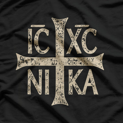 Cross Christogram IC XC NI KA Christian Symbol T-Shirt