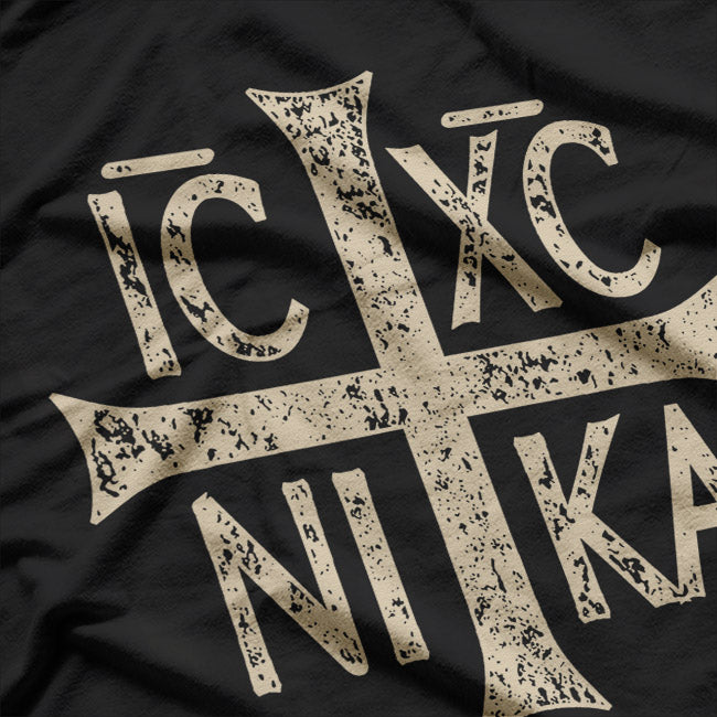 Cross Christogram IC XC NI KA Christian Symbol T-Shirt