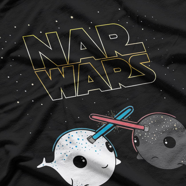 Nar Wars: The Last Narwhal – Cute & Funny Ocean T-Shirt