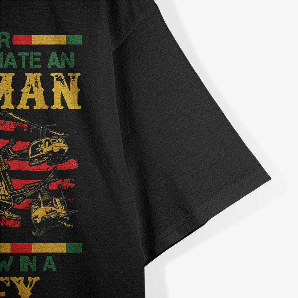 Never Underestimate an Old Man Who Flew in a Huey T-Shirt