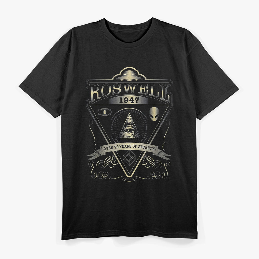 Roswell 1947: UFO Crash & Alien Conspiracy T-Shirt