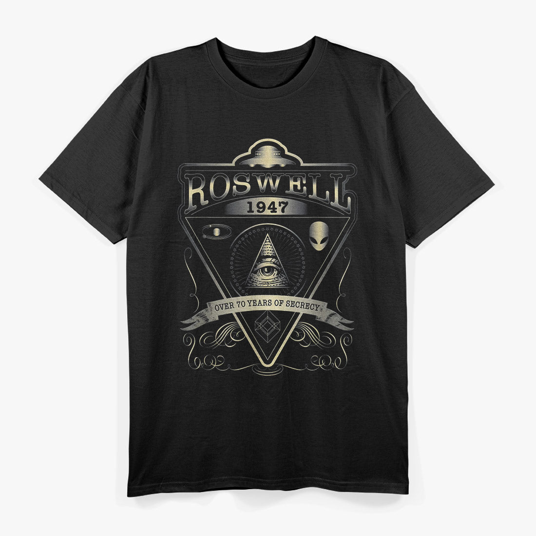 Roswell 1947: UFO Crash & Alien Conspiracy T-Shirt