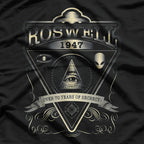 Roswell 1947: UFO Crash & Alien Conspiracy T-Shirt