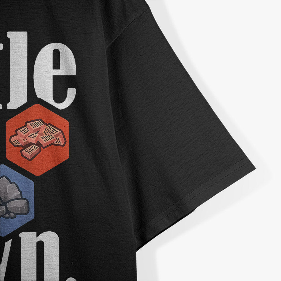 Settle Down: Simple and Bold Statement T-Shirt