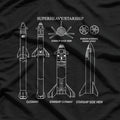 Starship SN15 – To The Moon Space Exploration Rocket T-Shirt