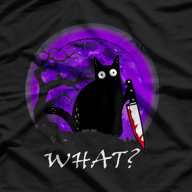 Murderous Cat Planning Something… T-Shirt