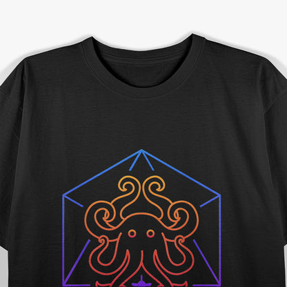 80s Retro Octopus Cool Vintage Style T-Shirt