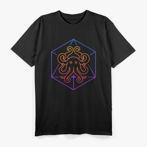 80s Retro Octopus Cool Vintage Style T-Shirt
