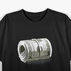 Hundred Money Roll Cash Stacks Funny Rich Lifestyle T-Shirt