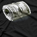 Hundred Money Roll Cash Stacks Funny Rich Lifestyle T-Shirt