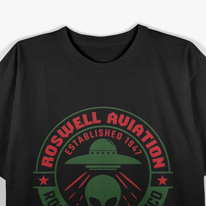 Roswell Aviation: Established 1947 UFO Mystery T-Shirt