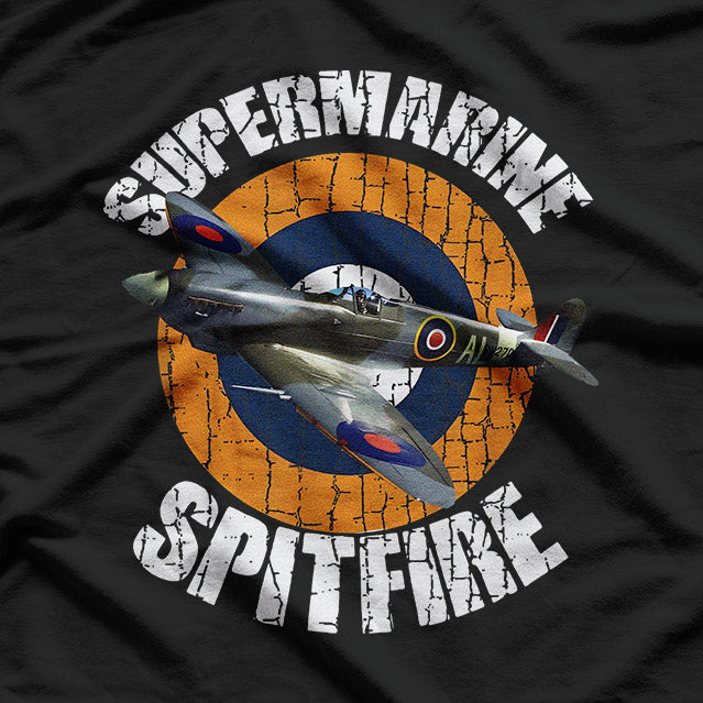 Supermarine Spitfire – WWII British Fighter Aircraft T-Shirt