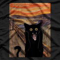 The Scream Parody – Munch Cats & Mice Funny Art Design T-Shirt