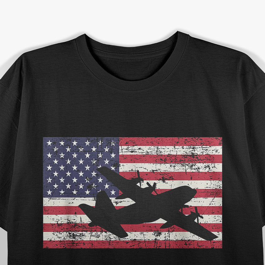 C-130 Hercules: American Military Transport Aircraft T-Shirt