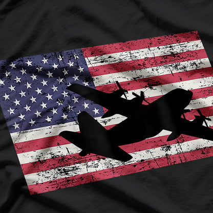 C-130 Hercules: American Military Transport Aircraft T-Shirt