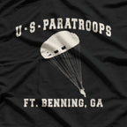 Paratroops: Fort Benning GA Legacy T-Shirt
