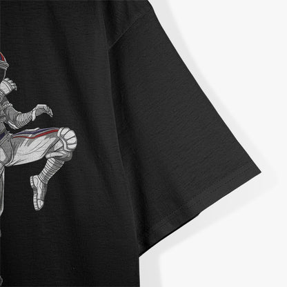 Astronaut Muay Thai: Space Meets Combat T-Shirt