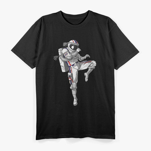 Astronaut Muay Thai: Space Meets Combat T-Shirt