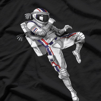 Astronaut Muay Thai: Space Meets Combat T-Shirt