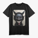 Laughing Satan Dark Art Occult Aesthetic T-Shirt