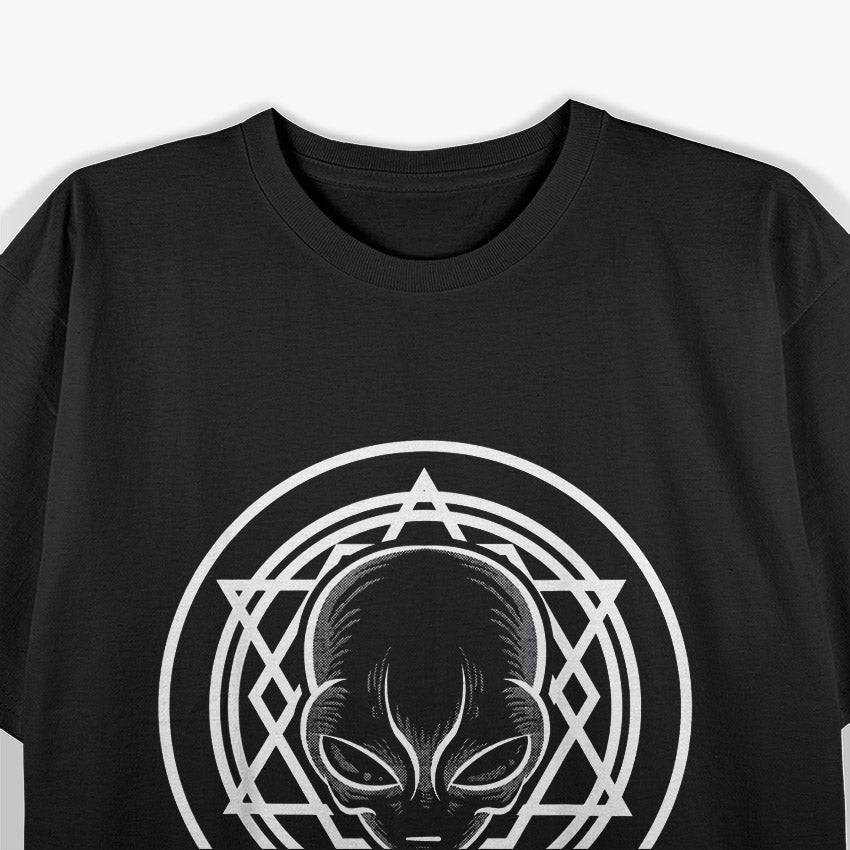 Sacred Geometry & Alien: Cosmic Mysticism T-Shirt