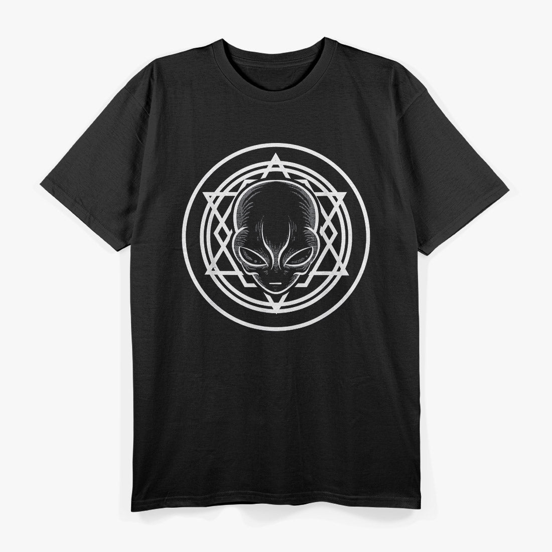Sacred Geometry & Alien: Cosmic Mysticism T-Shirt