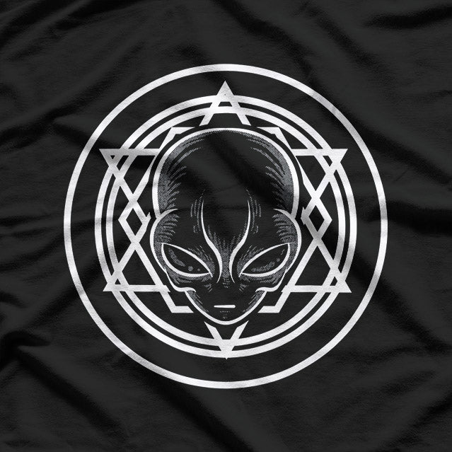Sacred Geometry & Alien: Cosmic Mysticism T-Shirt