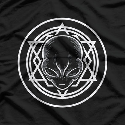 Sacred Geometry & Alien: Cosmic Mysticism T-Shirt