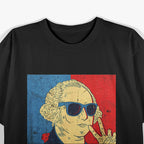 Too Cool for British Rule – George Washington 4th of July T-Shirt