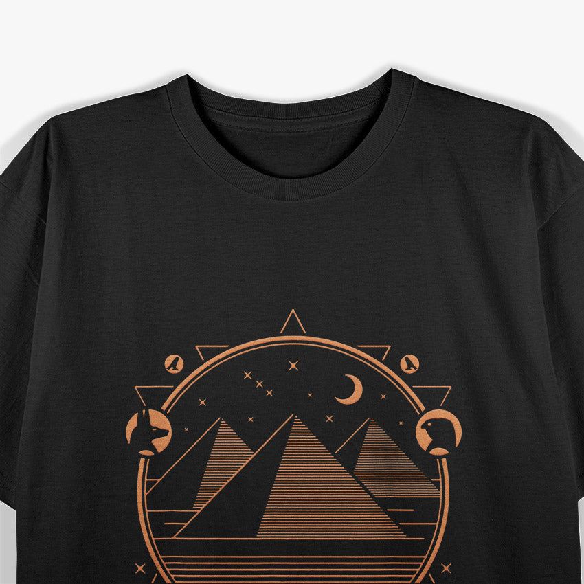 Ancient Egypt Pyramid Mystical History T-Shirt