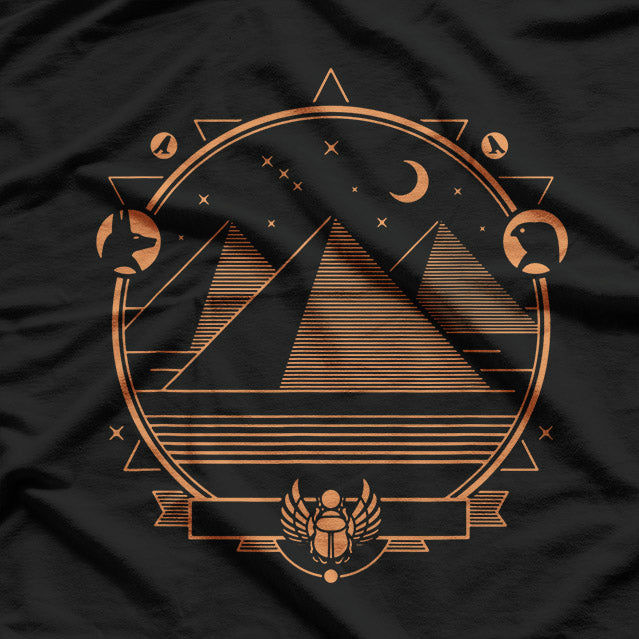 Ancient Egypt Pyramid Mystical History T-Shirt