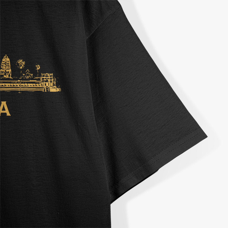 Angkor Wat Cambodia Temple – Ancient Khmer Architecture Travel T-Shirt