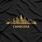 Angkor Wat Cambodia Temple – Ancient Khmer Architecture Travel T-Shirt
