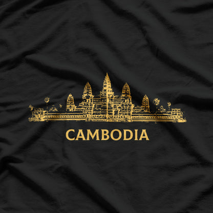 Angkor Wat Cambodia Temple – Ancient Khmer Architecture Travel T-Shirt